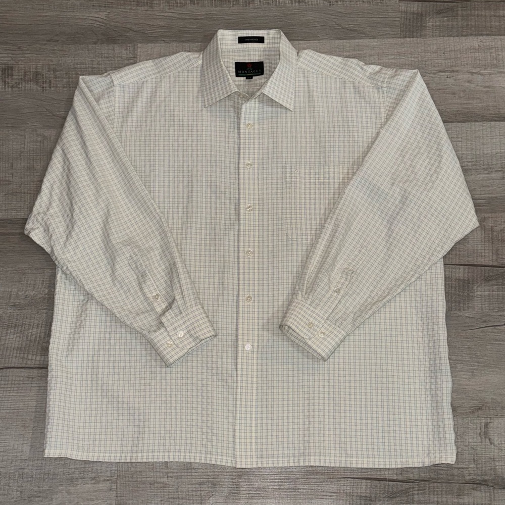 Montagut (Paris) - Sand Washed, Fine Cotton Dress Shirt